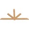 Ekena Millwork Kennewick Timber Gable Bracket, Western Red Cedar, 96"W x 52"H x 1 1/2"D x 5 1/2"F, 13/12 Pitch GBW096X52X0206KEN00SWR - alternate 3